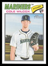 COLE WILCOX RC 2026 Topps Heritage #155 Seattle Mariners