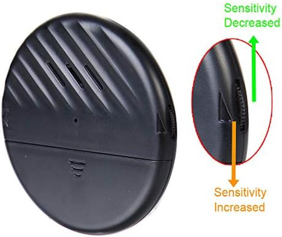 Window Glass Break Sensor Alarm, 3Pcs Ultra-Slim Anti-Theft Vibration Detector