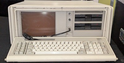 IBM PC Portable Model 5155 8088 Twin Floppy Top Kosmetischer Zustand