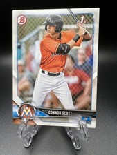 2018 Bowman Draft - Connor Scott #BD-158 (RC)