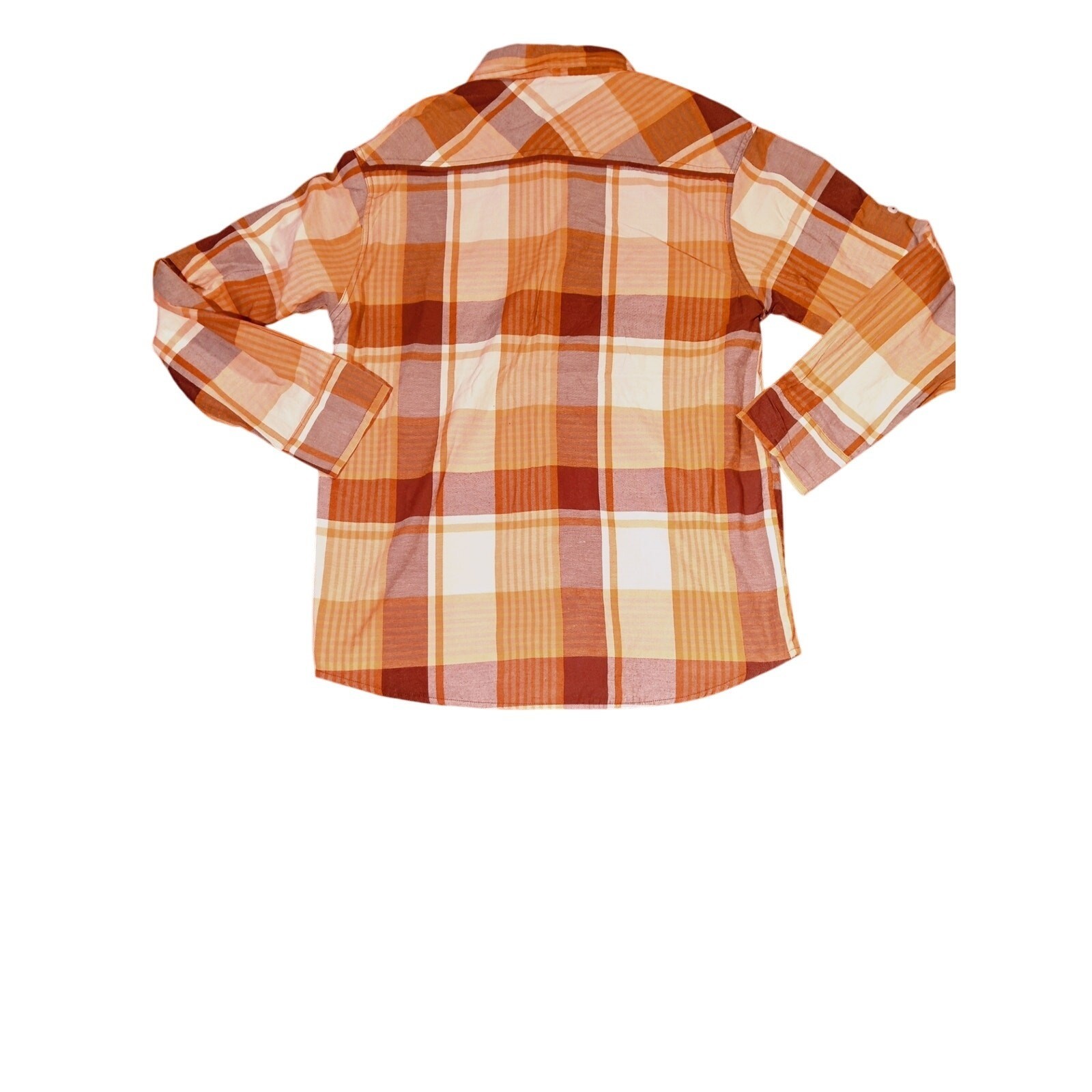 Evolution Design Shirt Button Down Plaid Long Sle… - image 8
