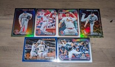 102 Ct 2024 Topps Baseball Card Lot (Lots Of RC) Future Stars, Blue, Refractors 