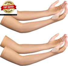 2 Pairs Elderly Skin Protection Sleeves Arm P...