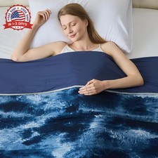 Cooling Blanket for Hot Sleepers Throw Size 50"x70", Summer Ice Cold Blanket Abs