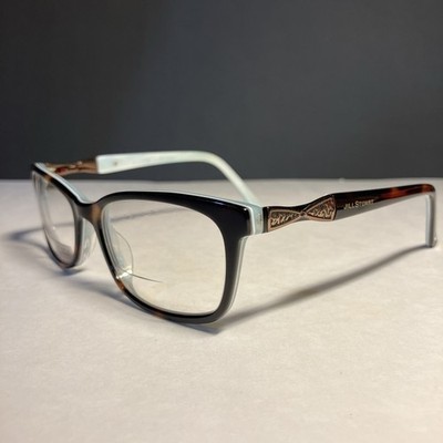 Jill Stuart Eyeglasses JS 332-1 Demi Frames ONLY  53[] 17 135 Tortoise & Blue