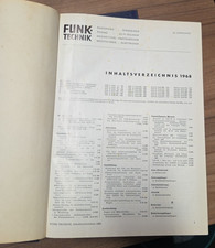2x DDR Fachbuch Funk Technik 1965 & 1968 #B003