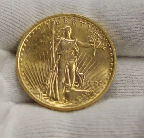 1922 US $20 Saint Gaudens Double Eagle Unc