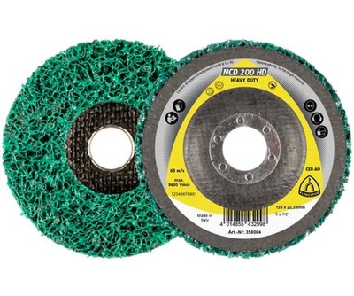 NCD200HD Reinigungsscheibe extra coarse grün 125x22,23mm Schleifen Bedarf grob