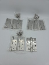 9 X ECLIPSE PK854 STAINLESS STEEL HINGE 102MM X 76MM X 3MM SSS Fire Door 