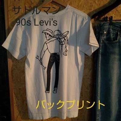 Levi's Men 90S Vintage T-Shirt Saddleman Vintage Limited Edition Rare Model Amer