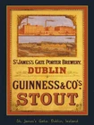Vintage Guinness Stout Dublin Beer Ad Reproduction Metal Sign FREE SHIPPING