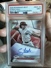 Bowman's Best Steele Hall 2025 autógrafo Low Pop PSA 9