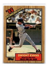 1987 Topps Tiffany #3 Dwight Evans - Boston Red Sox