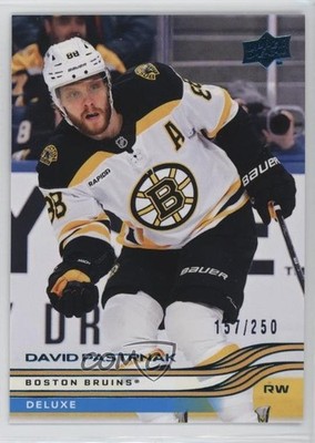 2025-26 Upper Deck Series 1 Deluxe 157/250 David Pastrnak #7 0hv