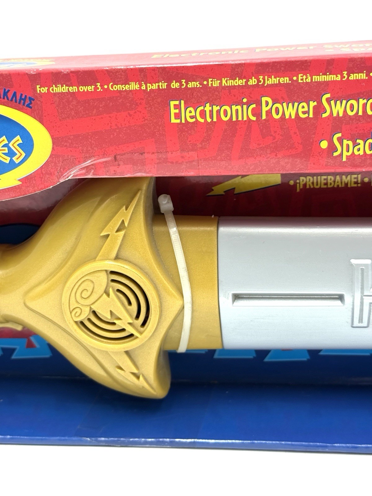 VINTAGE MATTEL DISNEY HERCULES ELECTRONIC POWER SWORD VERY RARE NEW IN BOX FZ