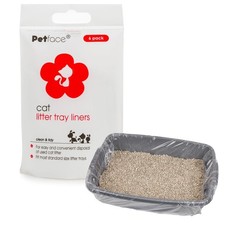 Petface Cat Litter Tray Liners Fits Most Standard Trays Up To L75 x W35 cm White