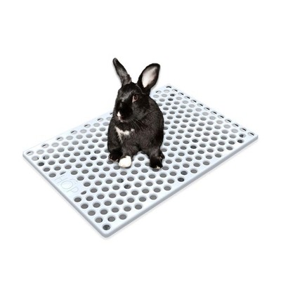 HOP Rabbit Litter Box, Less Mess with Built-in GRID ONLY, RABBIT LITTER BOX 