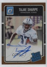 2016 Donruss Optic Rated Rookie Bronze Signatures Tajae Sharpe #195 Auto 0v0