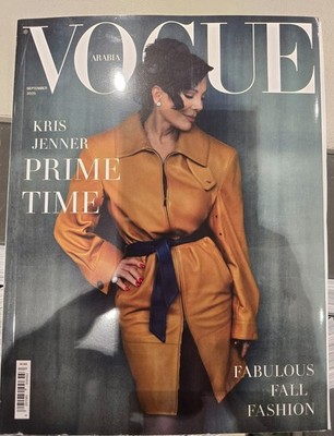 Vogue Arabia Magazine Kris Jenner September 2025 Fall Fashion | eBay