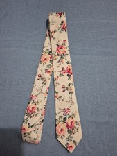 59" Floral tie- Slim