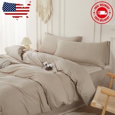 Duvet Cover Set Queen Size 100 Organic Cotton, Soft Bedding Comforter Cover ...