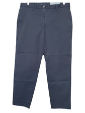 Talbots Black Cotton Blend Girlfriend Chino Pants Size 12P NWT