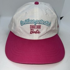 Miniso 2024 Mattel Barbie Limitless Potential Pink Embroidery Baseball Cap Hat