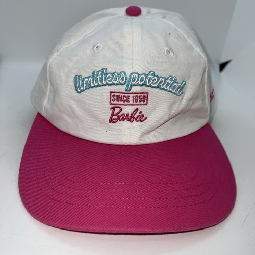 Miniso 2024 Mattel Barbie Limitless Potential Pink Embroidery Baseball Cap Hat
