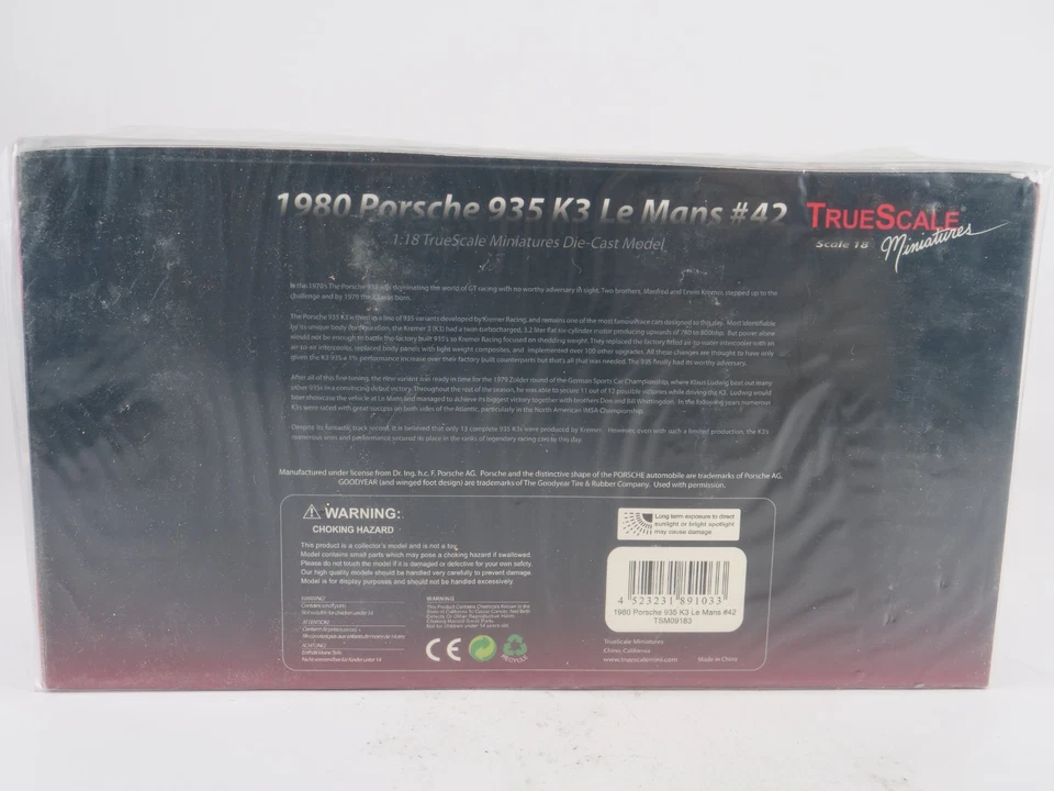 True scale 1/18 1980 Porsche 935 K3 le Mans #42 - Immagine 3 di 4