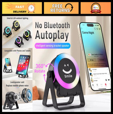 4-in-1 RGB Bluetooth Speaker with LED Light Phone Stand - Wireless Atmosphere