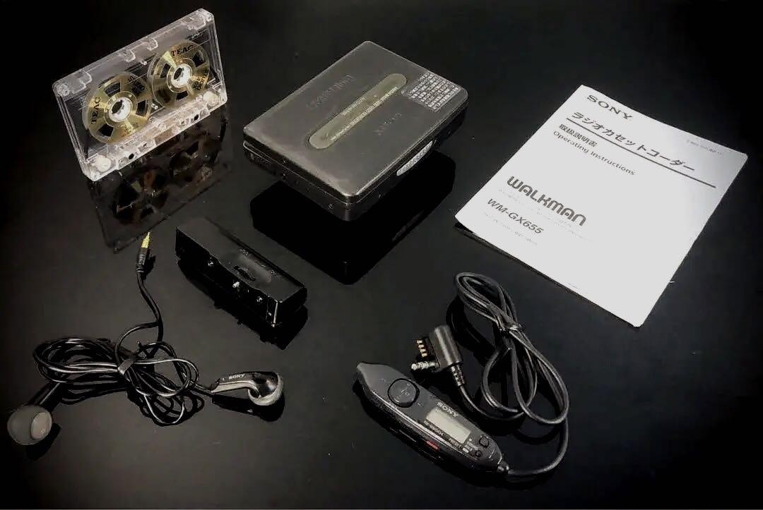 SONY WALKMAN カセットウォークマン WM-GX655 SONY 1997年 カセットウォークマン WM-GX655 - YouTube