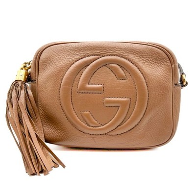 GUCCI ボディバッグ ベージュ/ブラウン GUCCI（グッチ） 449174 ボディバッグ ベージュ ブラウン 茶 クロス