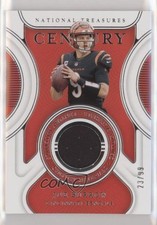 2021 Panini National Treasures Century Materials 23/99 Joe Burrow #CM-JOB qf8