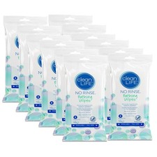 Bathing Wipes by Cleanlife Products 12 Pack , Premoistened and Aloe Vera Enr...