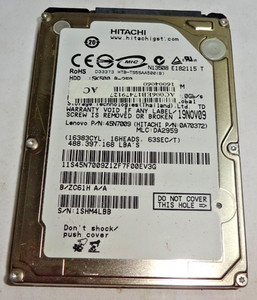 HITACHI *** HTS545025B9A300*** 250 GB *** SATA HDD Notebook 2,5 Zoll #NFP1421