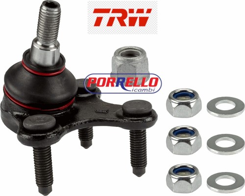 2X TESTINA BRACCIO OSCILLANTE ANTERIORE SX DX AUDI A3 Q3 VW GOLF V VI TIGUAN I - Foto 5 di 7