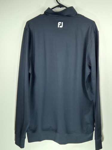 Footjoy FJ Eynesbury Golf Long Sleeve Jumper Size Large Mock Neck 1/4 Zip - Picture 4 of 4