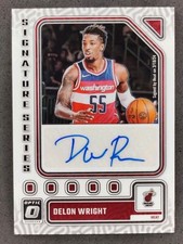 2023-24 Donruss Optic DELON WRIGHT Signature Series Auto #SS-WGT Miami Heat