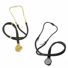 Gold/Black Premium Sprague Rappaport Dual Head Stethoscope-Adult, Child, Infant