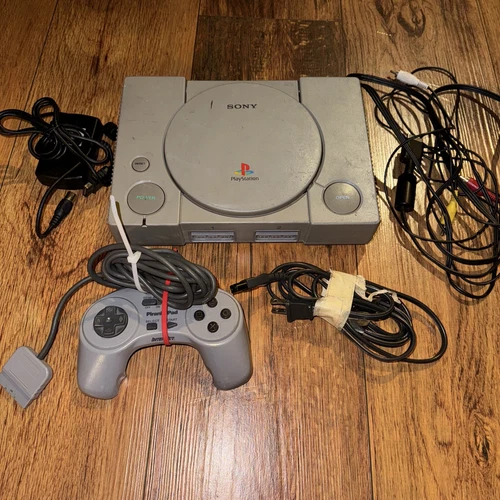 PlayStation 1 Sony PS1 Console, 1 Controller Power And AV