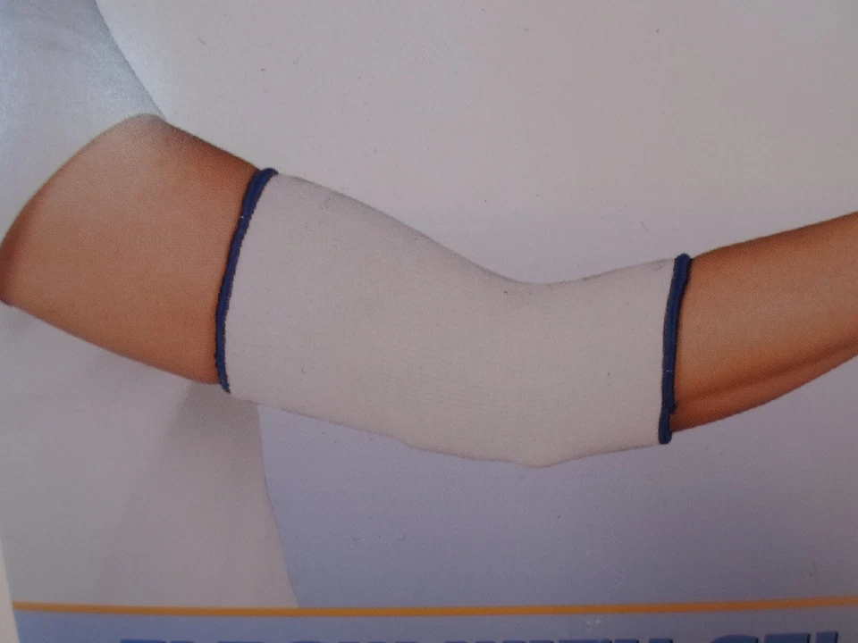 Soporte envolvente manga codo tenis compresión elástica deportes mediano 10-12" Foto 4 de 4