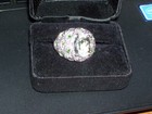  9mm Green Chrome Diopside sz 7 Ring — photo 2