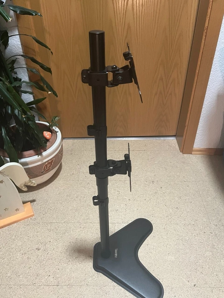Fellowes 2-fach Monitorständer /halter 13–32" VESA freistehend höhenverstellbar - Bild 2 von 4