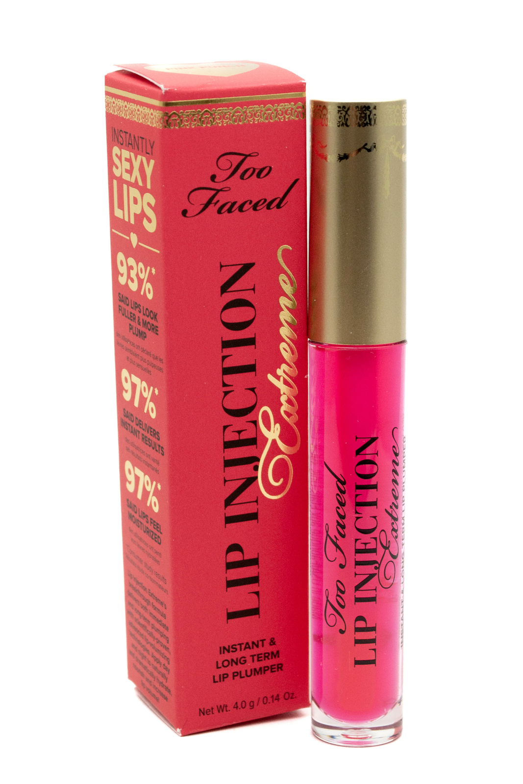 Too Faced LIP INJECTION EXTREME Instant and Long Term Lip Plumper, Pink ...