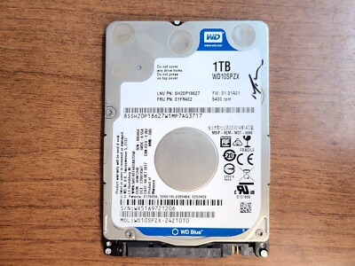 WD BLUE WD10SPZX-24Z10T0 WINDOWS 10 1TB 5400RPM SATA HDD HARD DISK