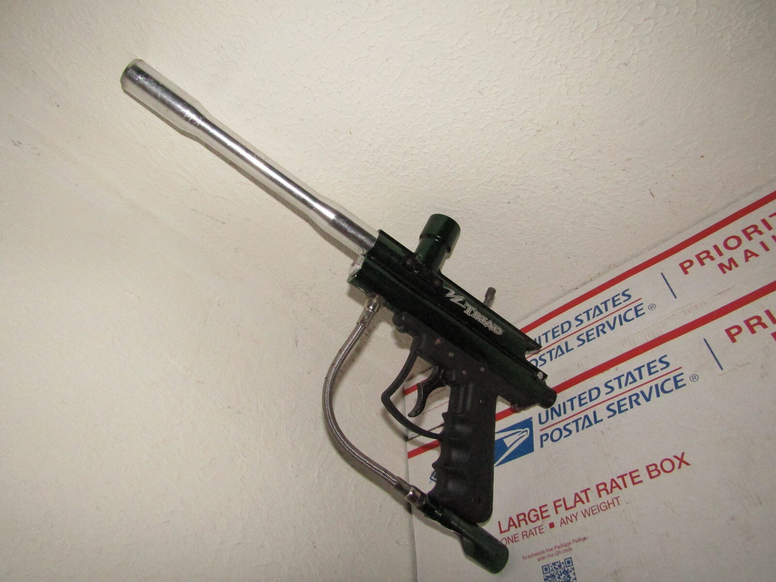 Viewloader VL TRIAD Paintball Gun Marker Green Untested For Parts Or