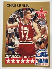 1990 NBA HOOPS CHRIS MULLIN Golden State Warriors NBA ALL-STAR CARD #22