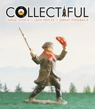 JOHILLCO VINTAGE LEAD FIGURE #416  CATTLE DROVER W' STICK & RED RAG🔥 1581