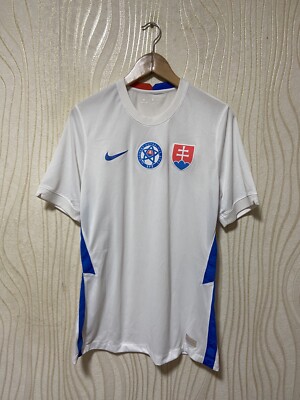 SLOVAKIA 2020 2021 AWAY SHIRT JERSEY PLAYER ISSUE NIKE CD8109-100 sz L MEN