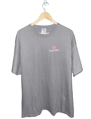 NWT Simply Southern Peace Love Teach Short Sleeve T-Shirt Steel Gray Size XL